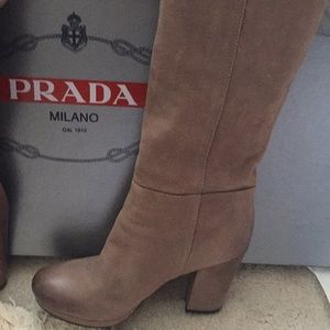 Authentic Prada Donna Calzature Ladys Boots .